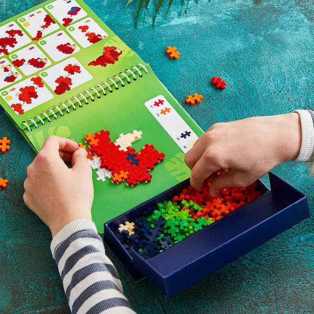 Puzzle by number activity pad - dinosaurs