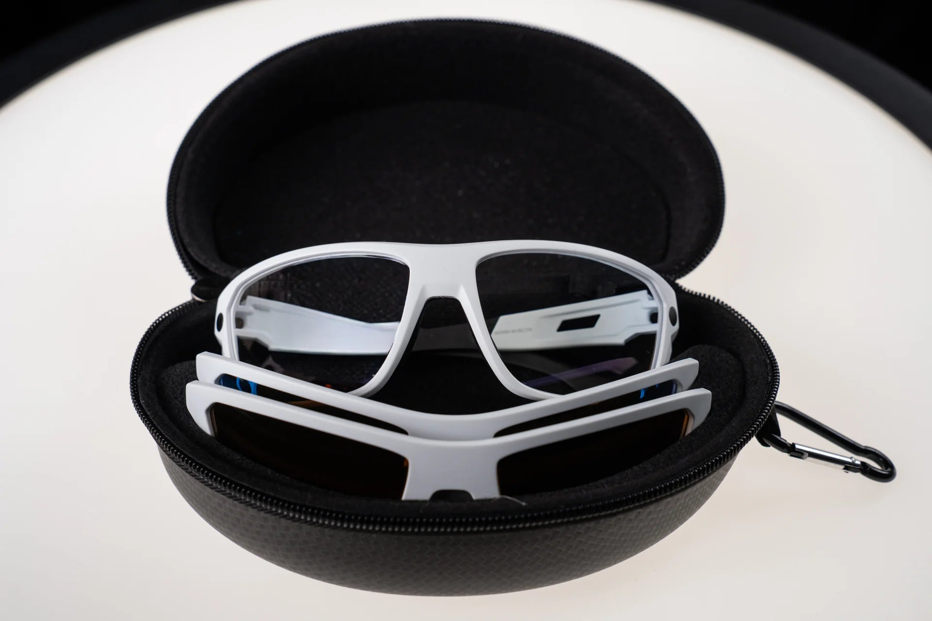 Knockout Optics pickleball glasses: white