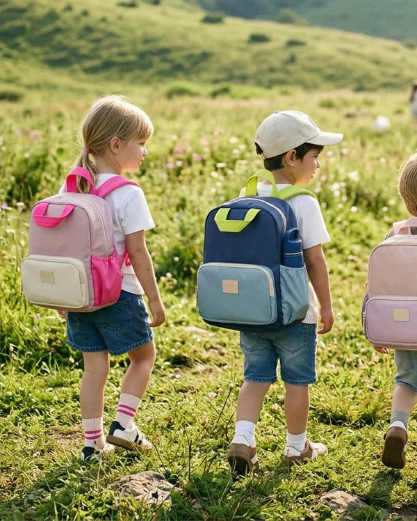 7AM personalized mini oxford backpack - mystic blue