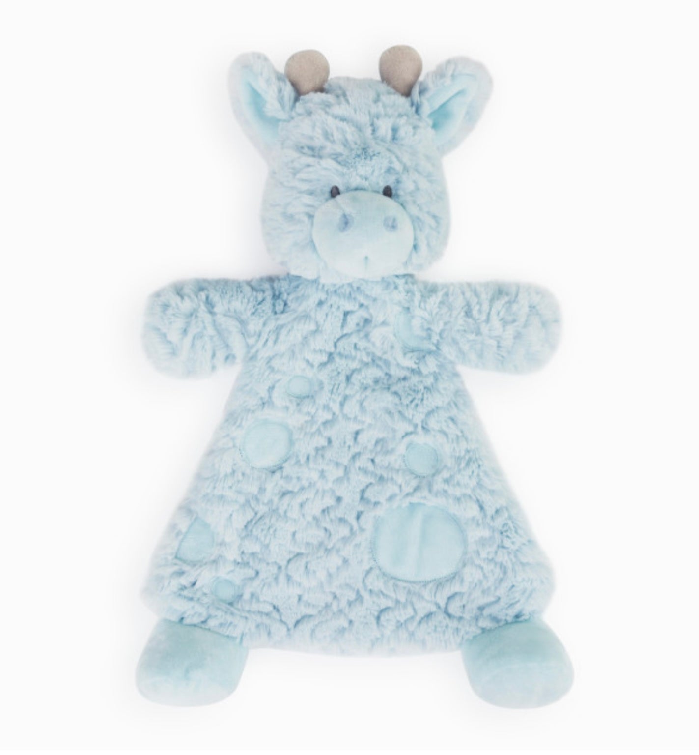 Blue giraffe rattle lovey