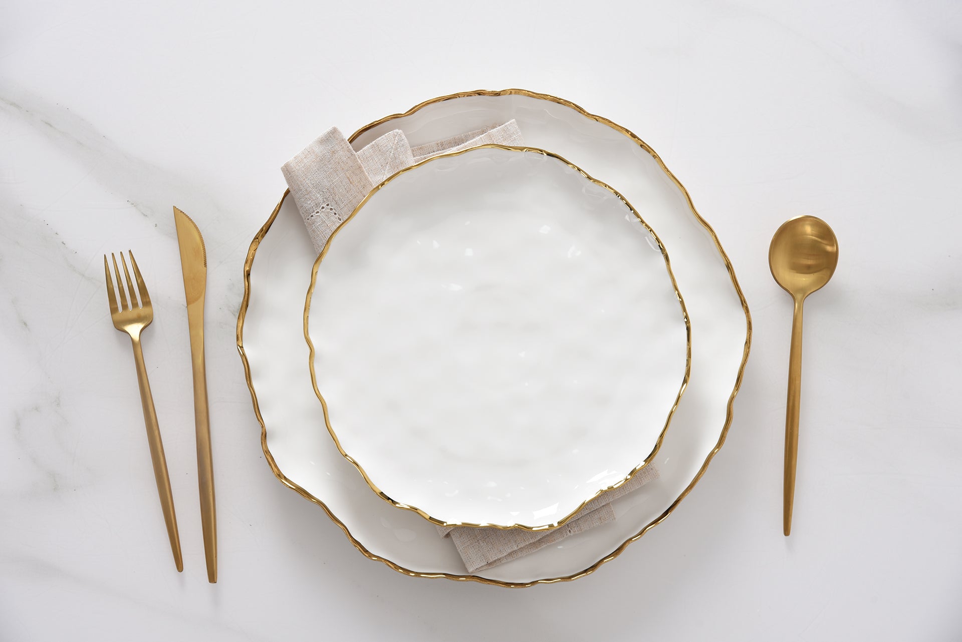 Assiettes rondes Pampa Bay – lot de 4