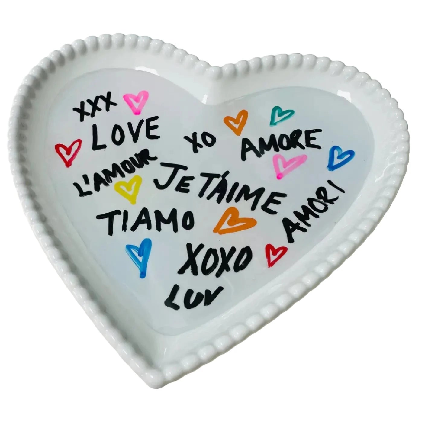 Love Heart Trinket Catchall Dish