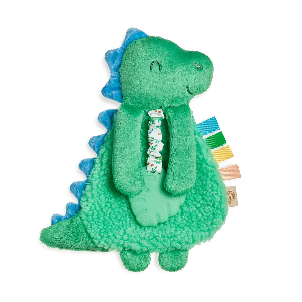 BABY LOVEY - PLUSH WITH SILICONE TEETHER TOY - dinosaur