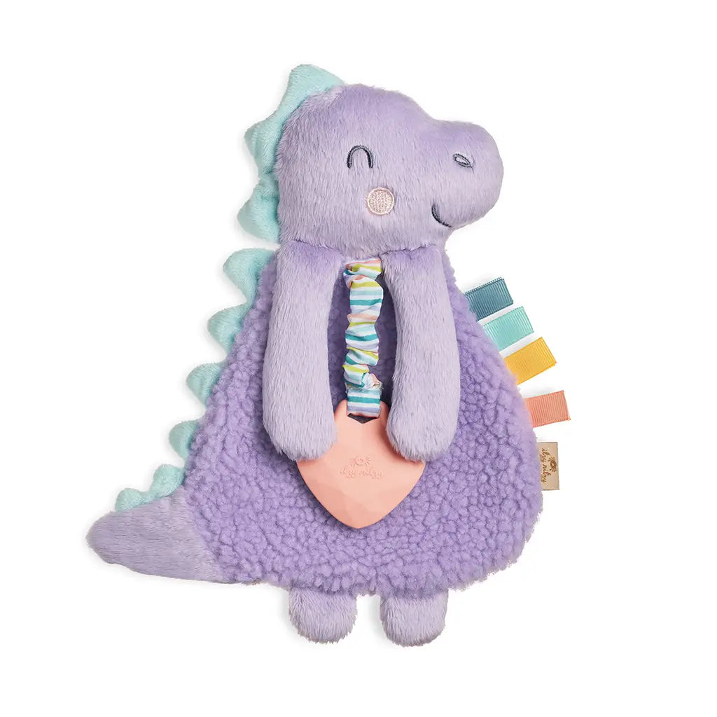 BABY LOVEY - PLUSH WITH SILICONE TEETHER TOY - Dino