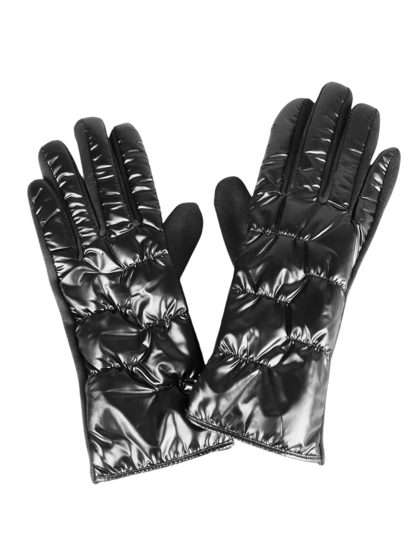 Puffer Black Gloves