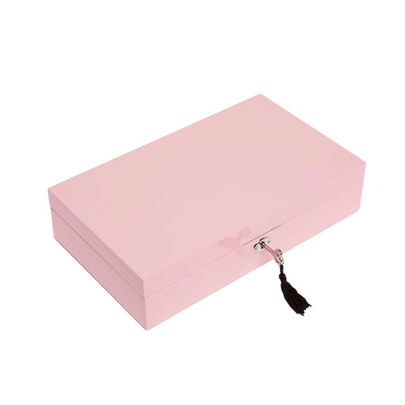 Single Hinged Jewelry Box - Pink