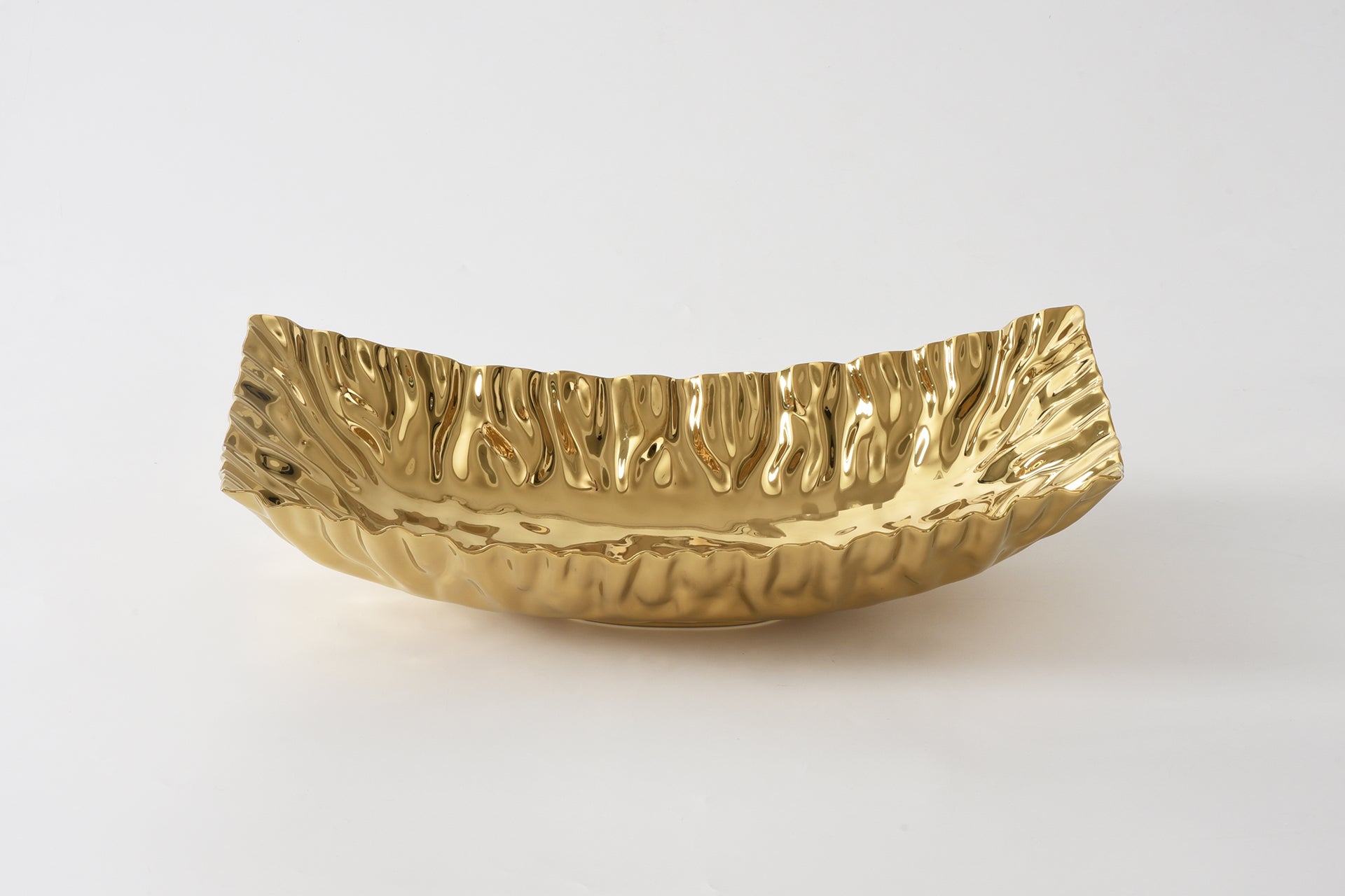 Pampa Bay Mascali Gold Rectangular Centerpiece