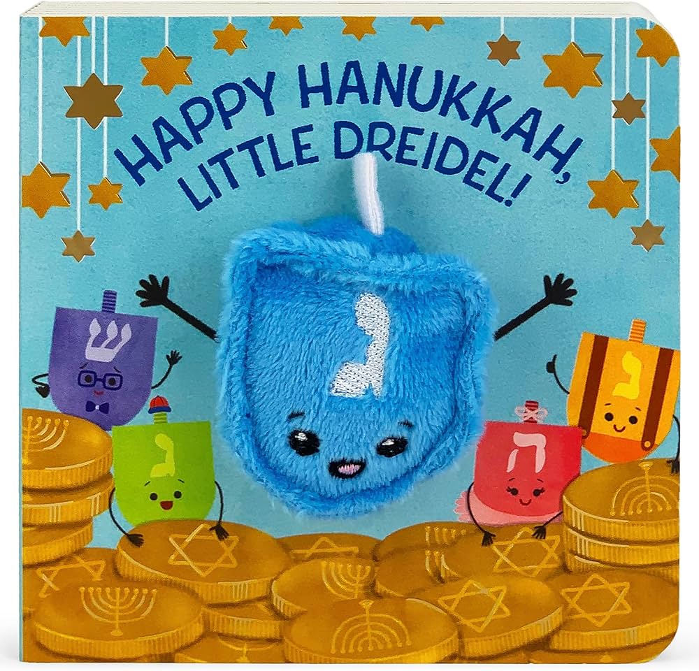 Happy Hanukkah, Little Dreidel Finger puppet book