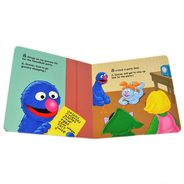 Grover's Hanukkah Party Board Book