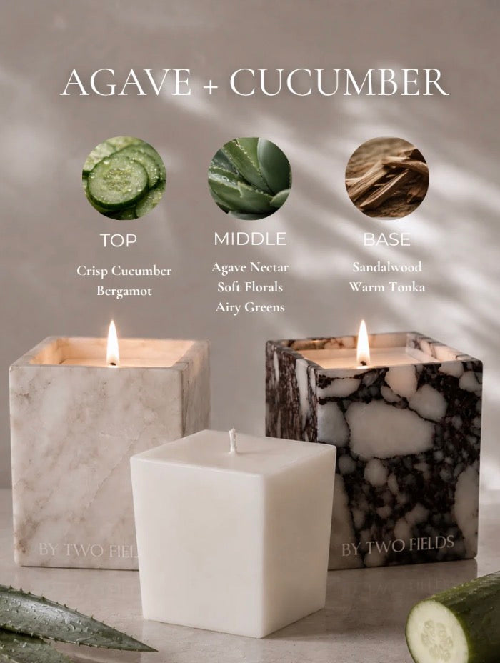 Agave & cucumber - 9oz Candle Refill