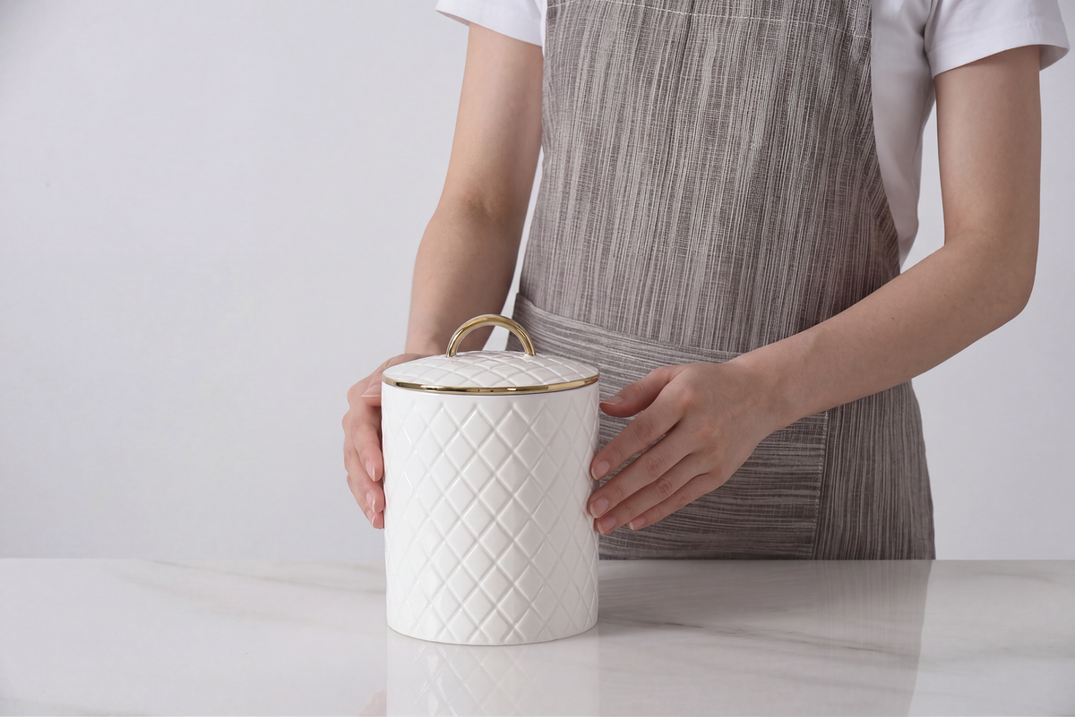 Portmeirion Sophie Conran Grand Pot de Rangement Blanc