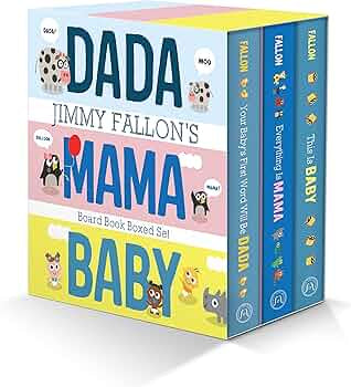 Jimmy Fallon's DADA, MAMA, and BABY Board Book Boxed Set