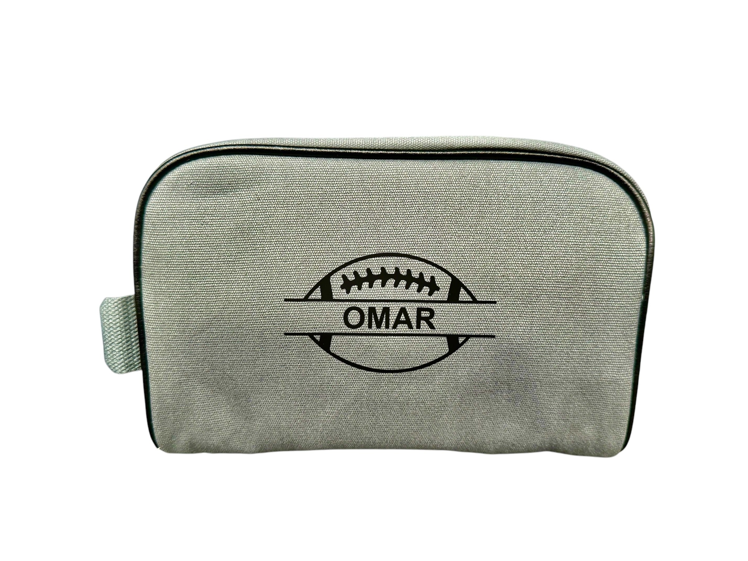 Personalized football men’s toiletry bag