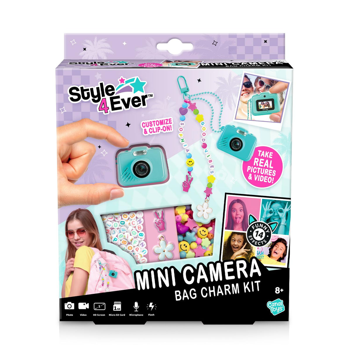 Style 4 ever mini camera bag charm kit
