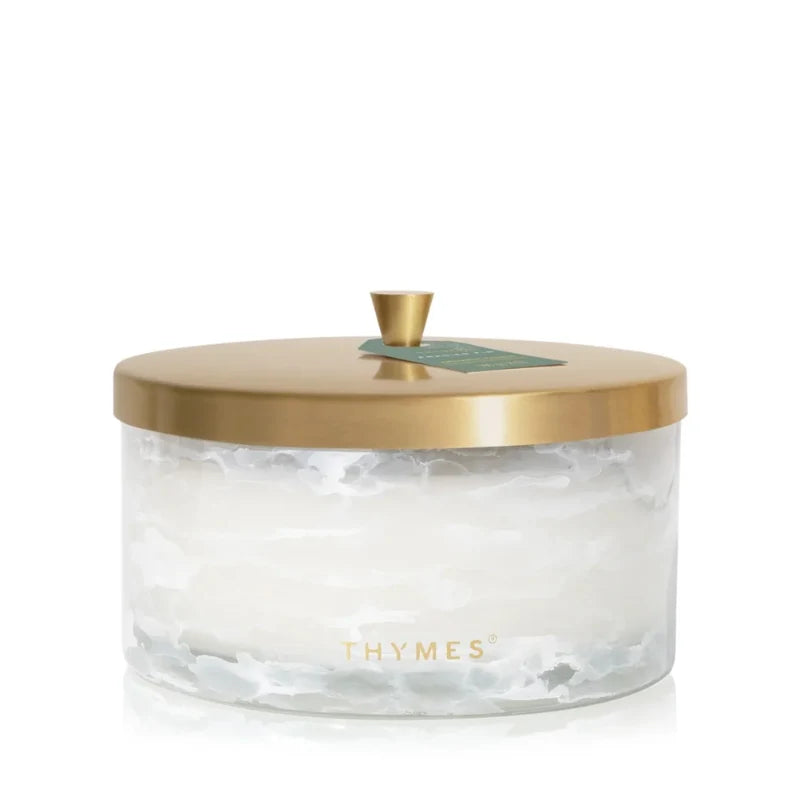Thymes - BOUGIE FRASIER FIR 3 MÈCHES à carreaux