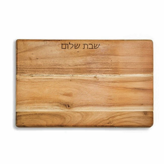 Acacia wood challah board