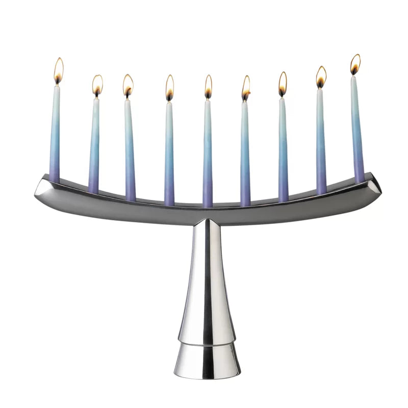 Nambe curve menorah