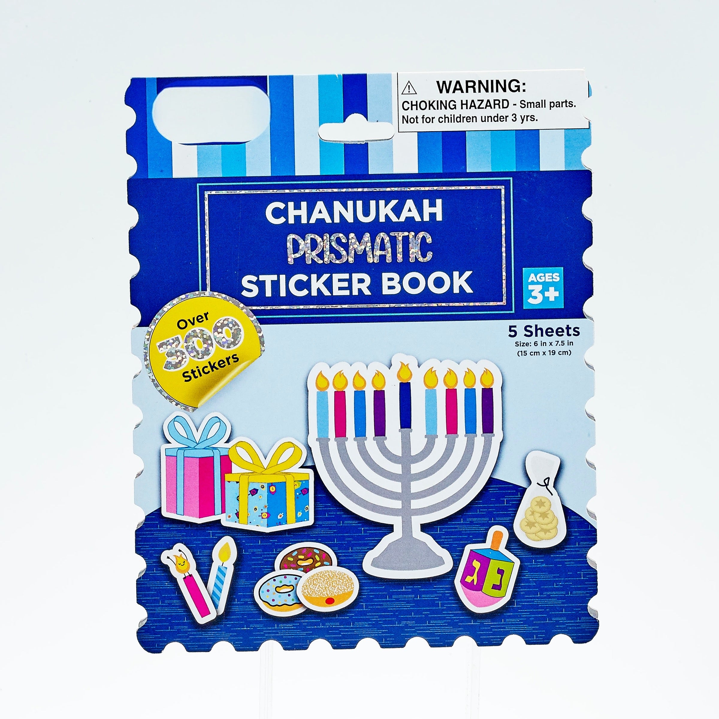 Chanukah Prismatic Sticker Book