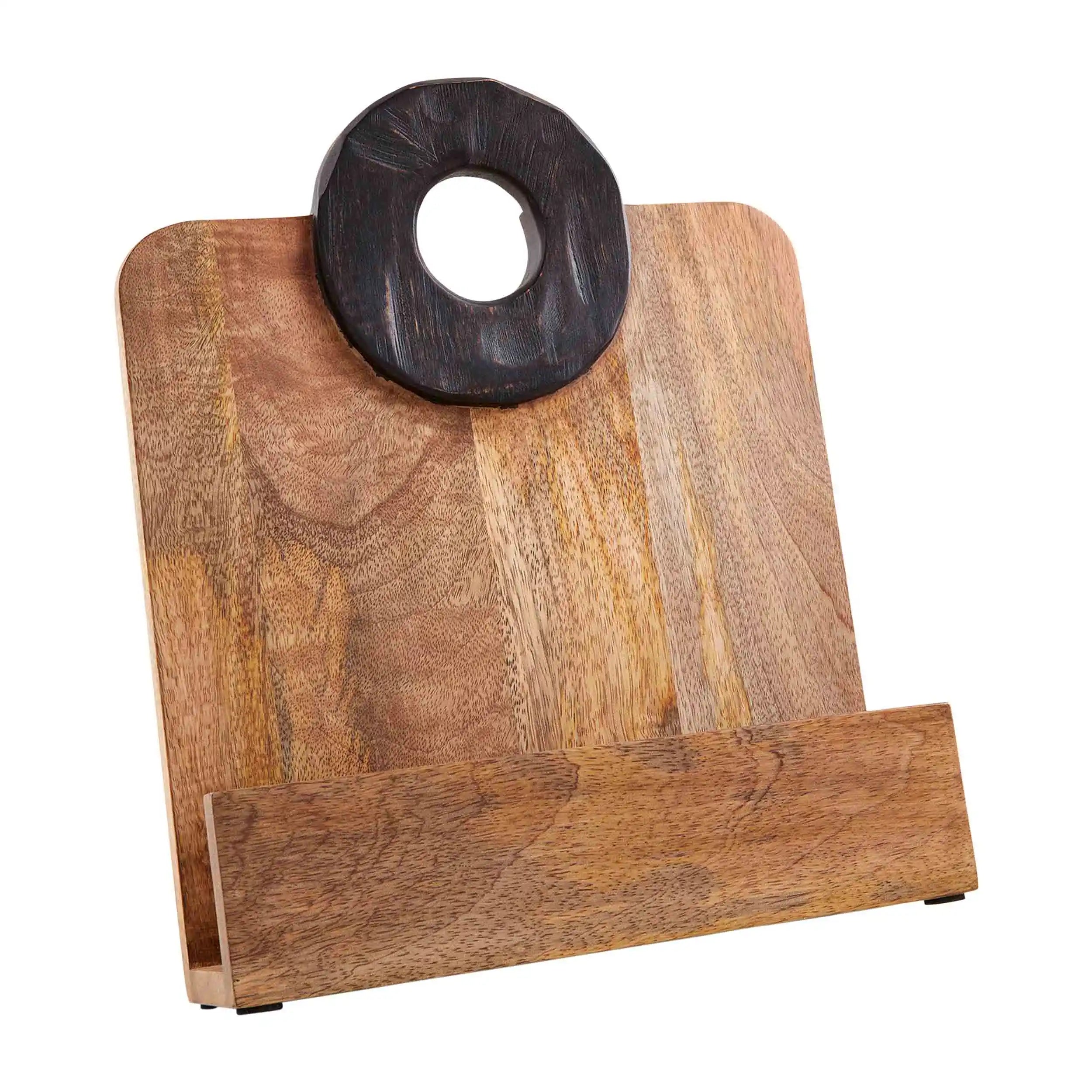 Mudpie Two Toned Wood Cookbook Holder