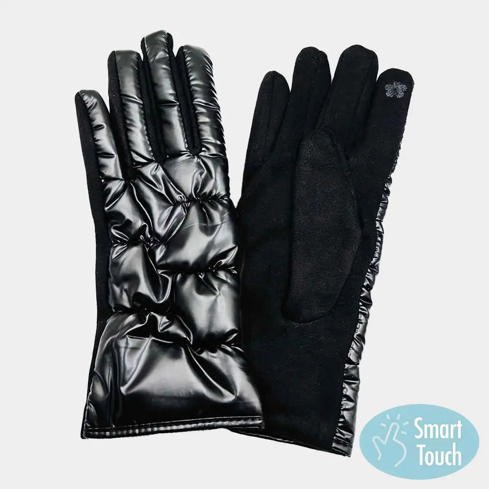 Puffer Black Gloves