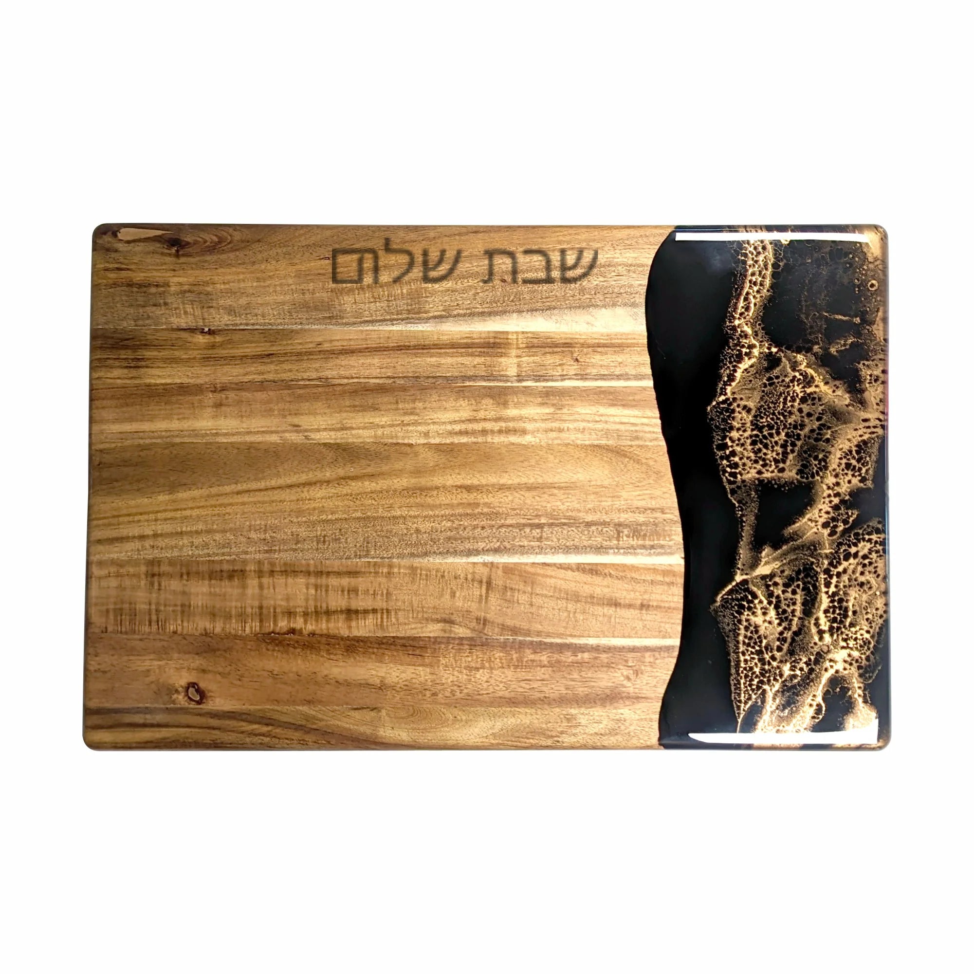 Resin & Acacia Challah Wood Board