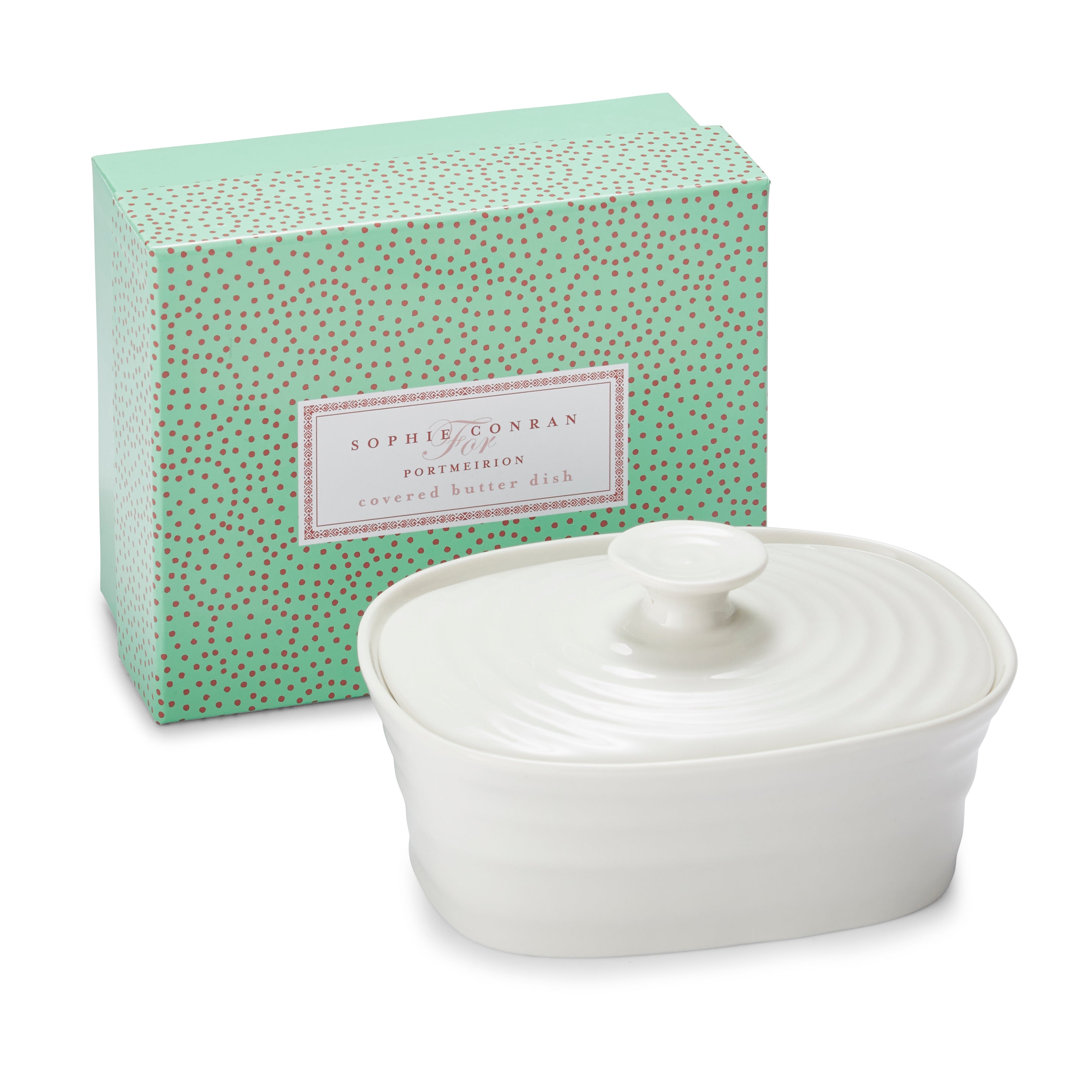 Sophie Conran White Covered Butter Dish