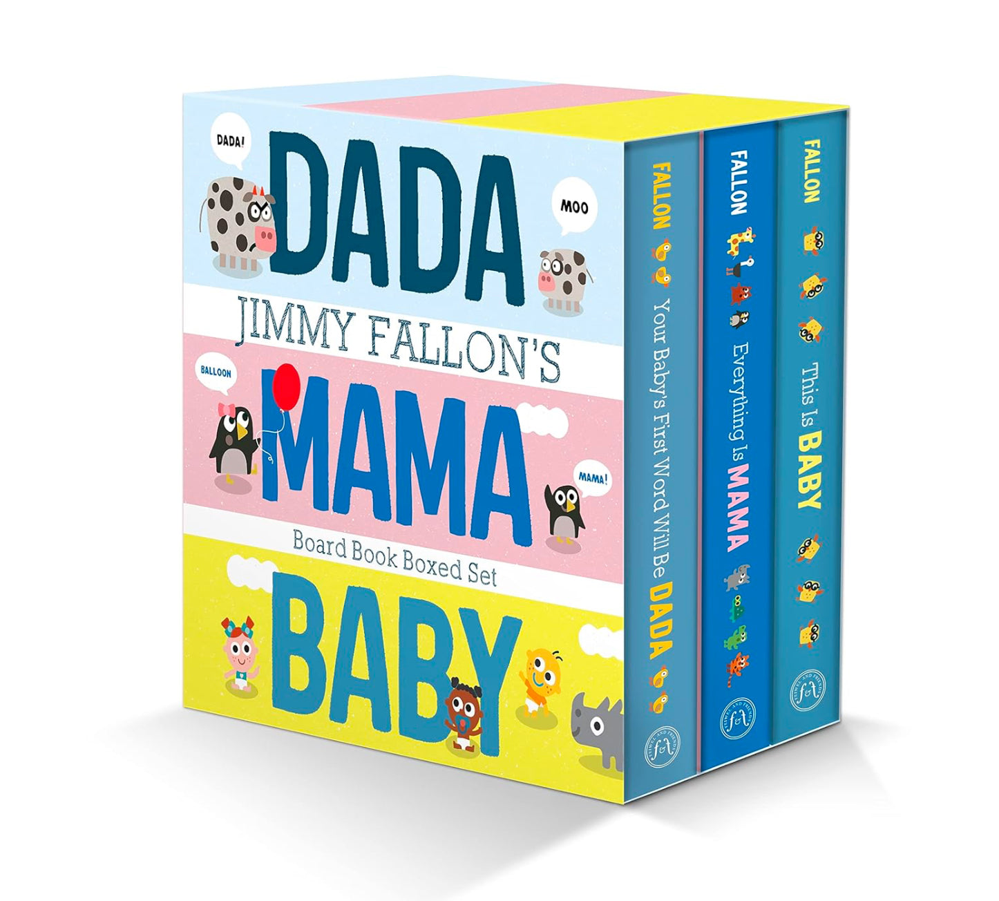 Jimmy Fallon's DADA, MAMA, and BABY Board Book Boxed Set