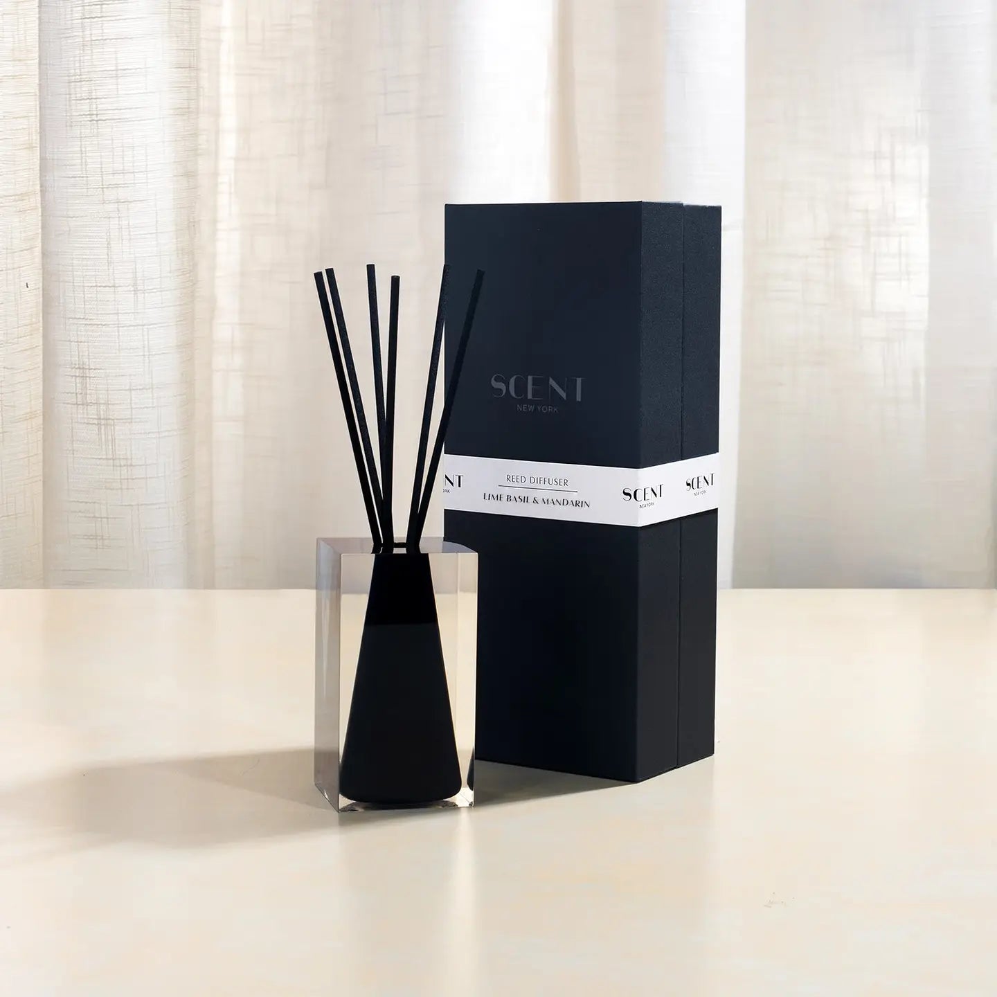 Lime Basil & Mandarin Reed Diffuser - Black