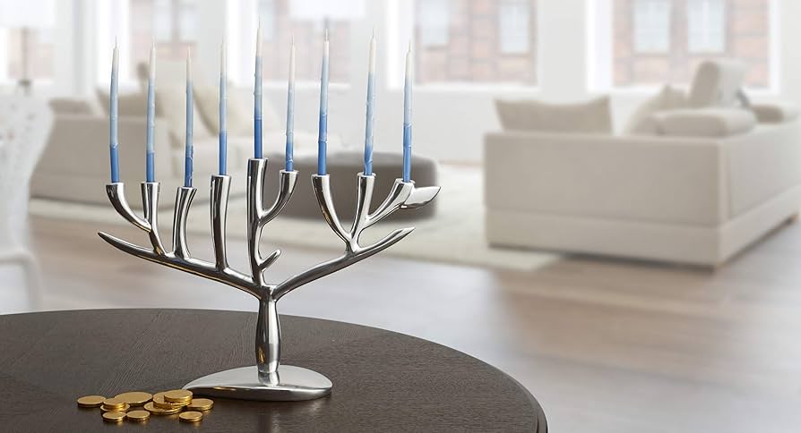 Nambe Tree of Life Menorah