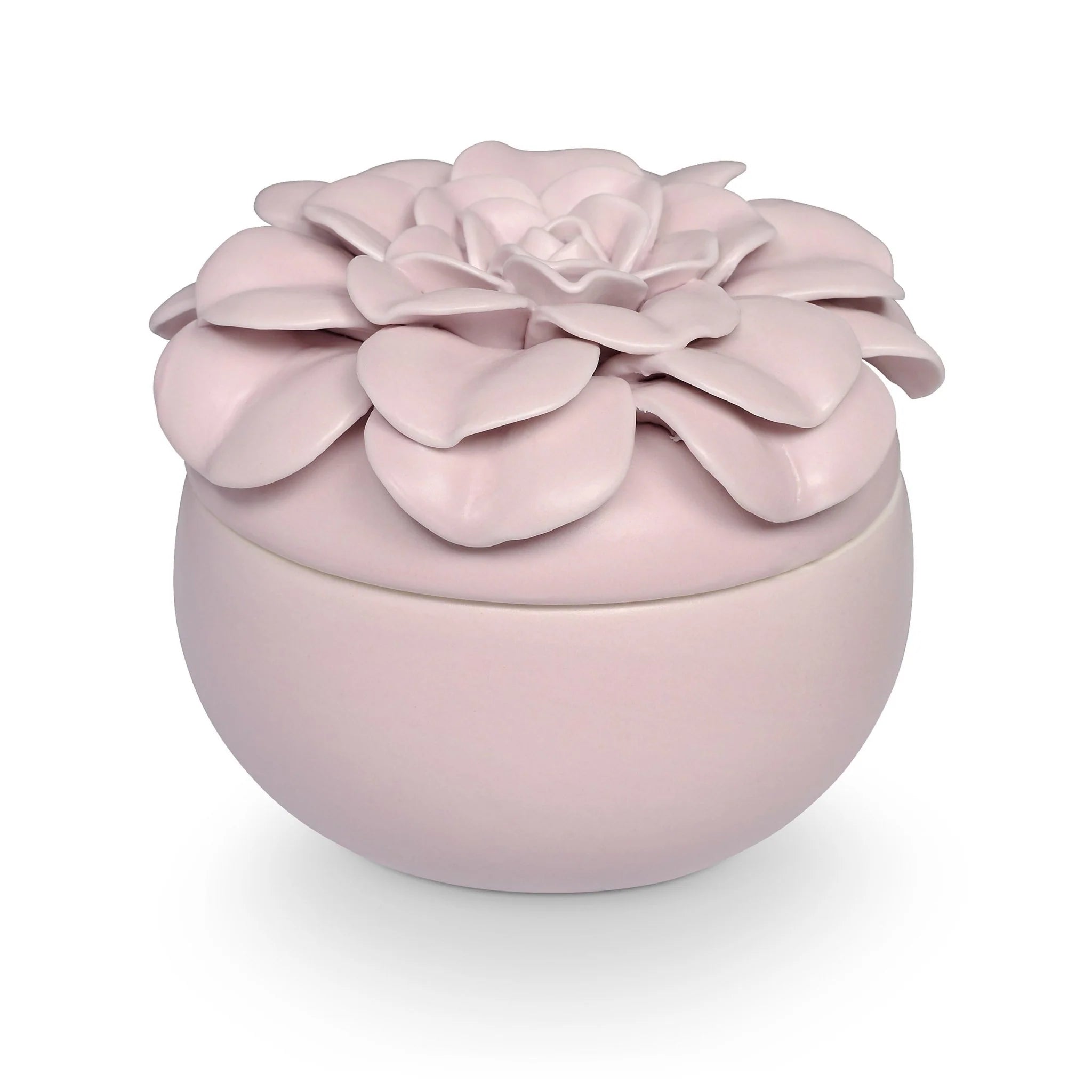 Ceramic Flower Candle - Lavender La La