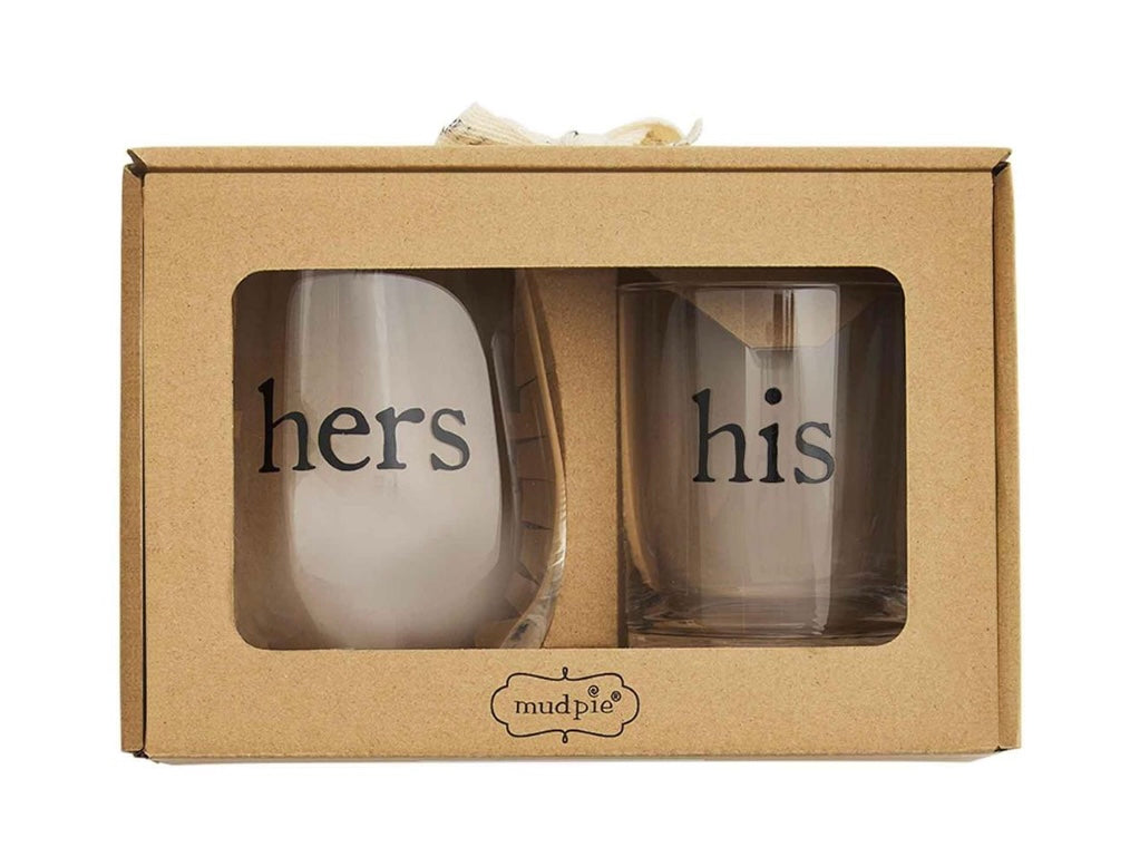 HIS & HERS GLASS SET