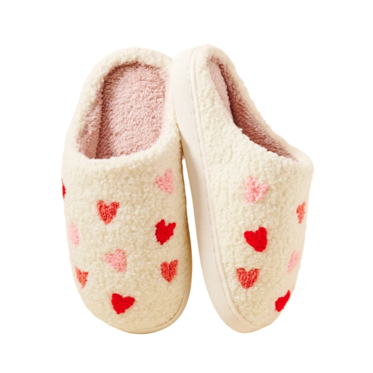 Multi Hearts Slippers