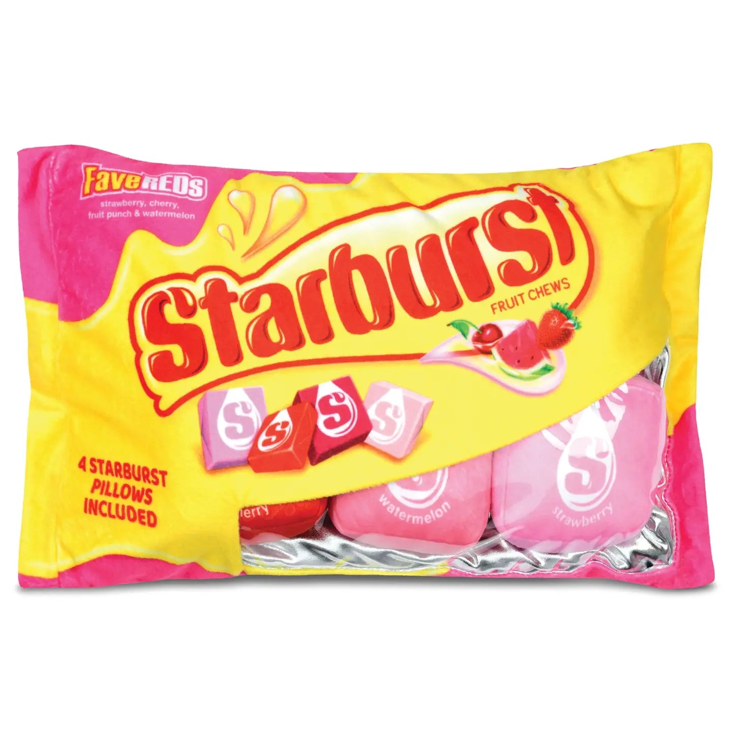 Starburst Fave Reds Fleece Plush