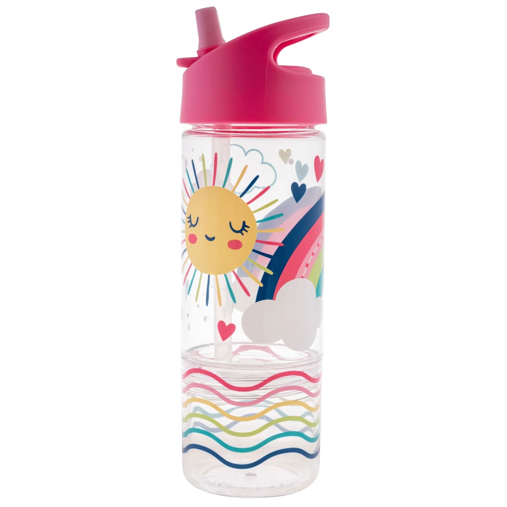Sip and Snack Water Bottle - Rainbow