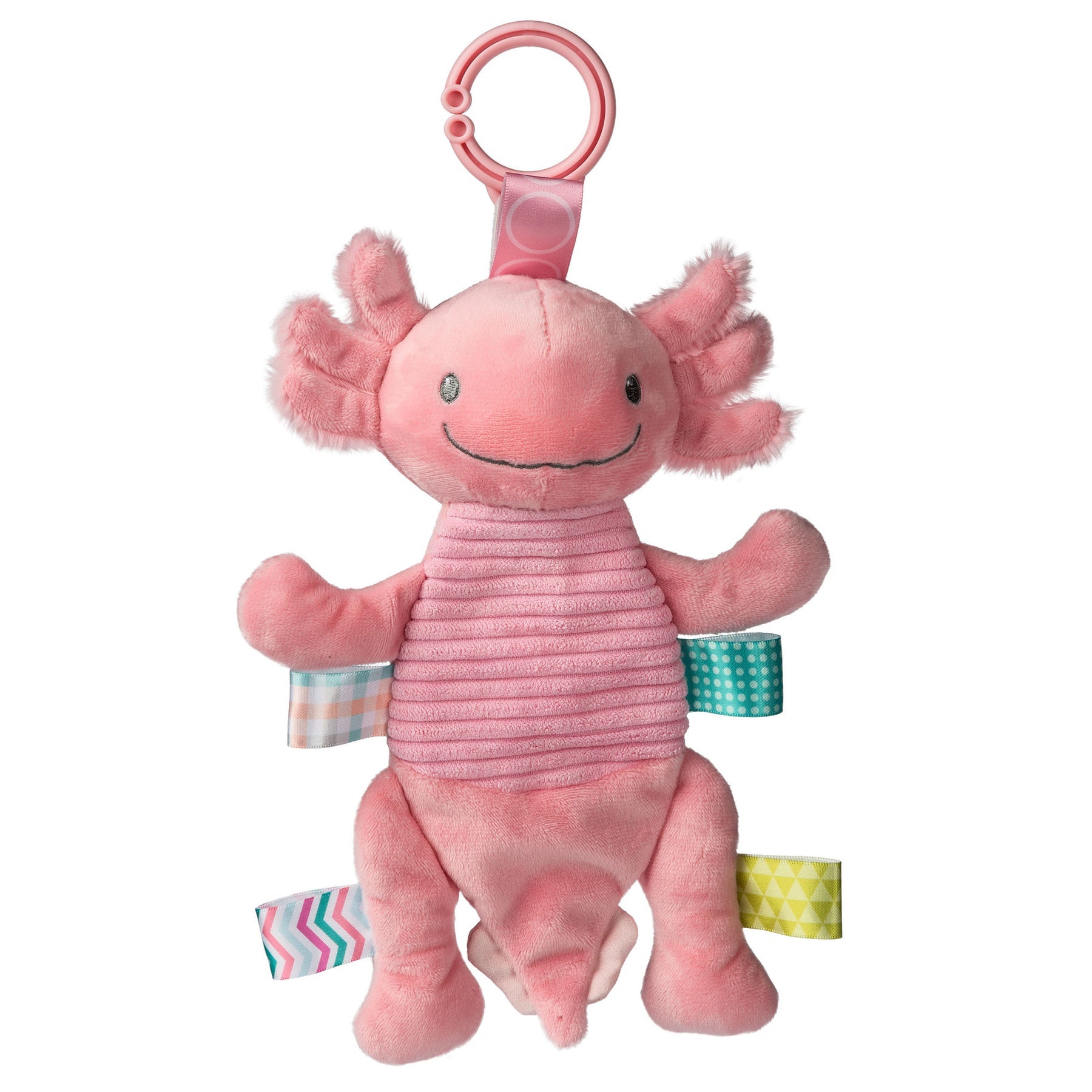 Home Taggies Crinkies Axolotl - Pink