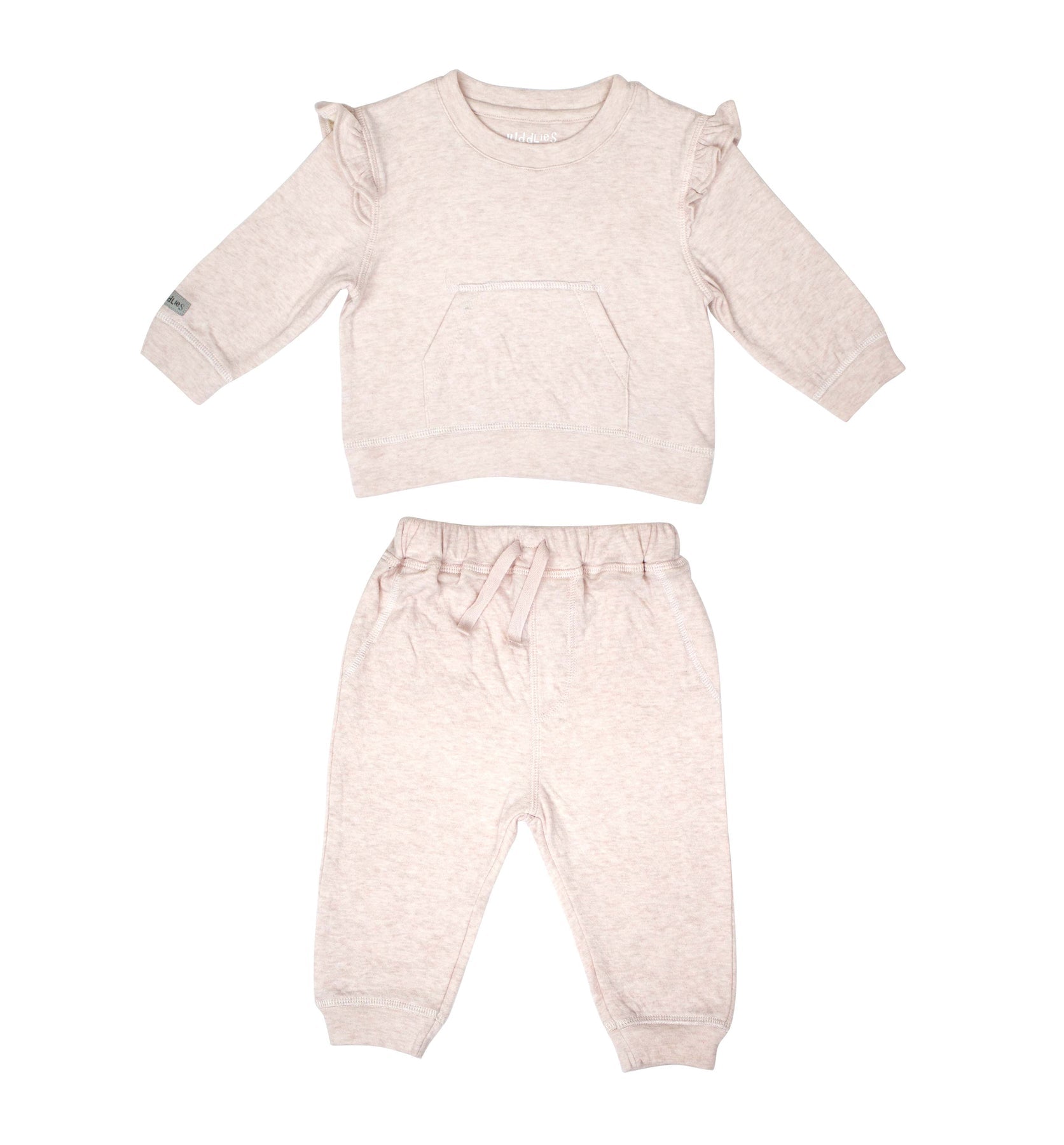 Baby two piece Jogger Set - Rosewater Fleck
