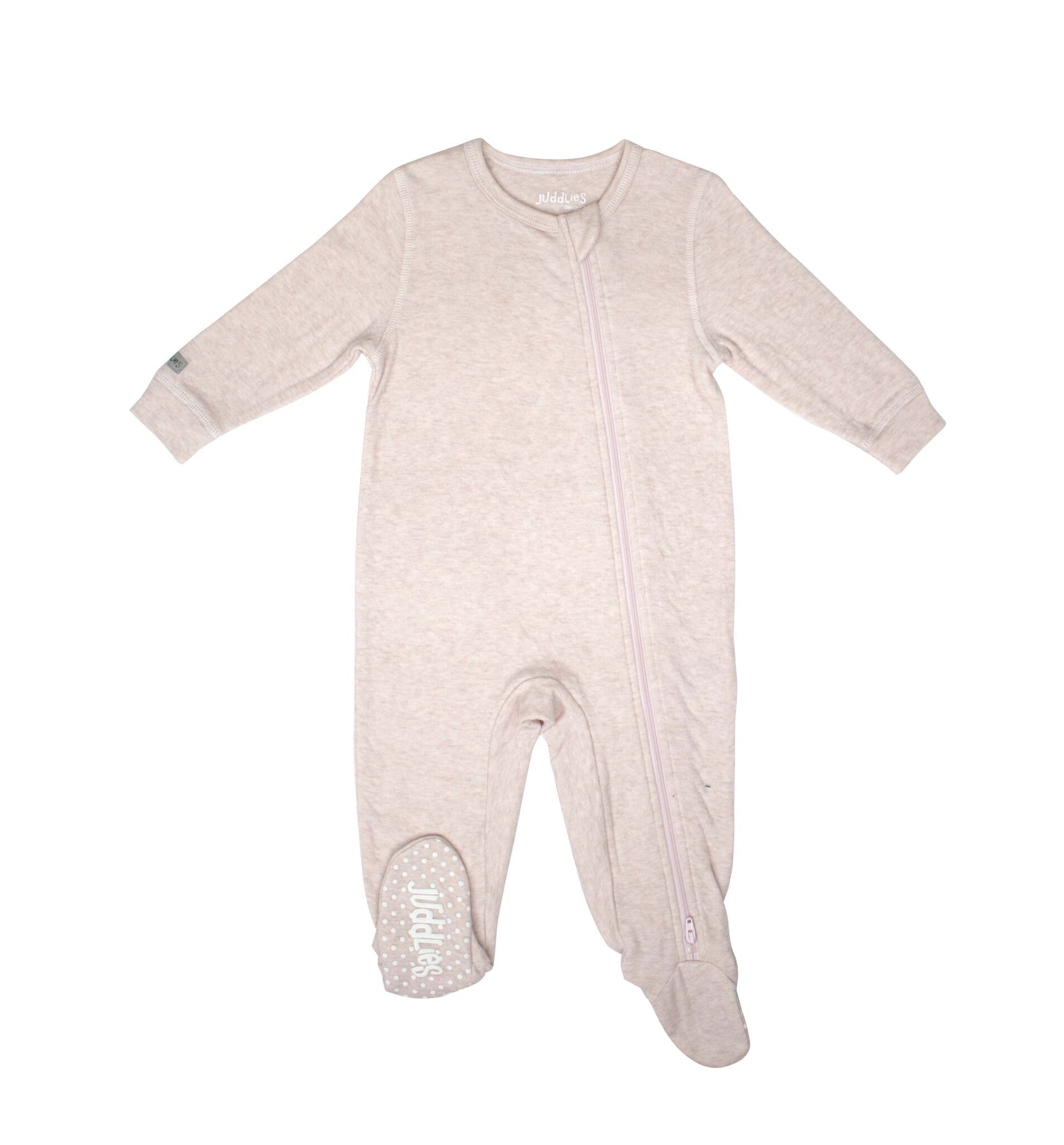 Baby footed Sleeper - Rosewater Fleck