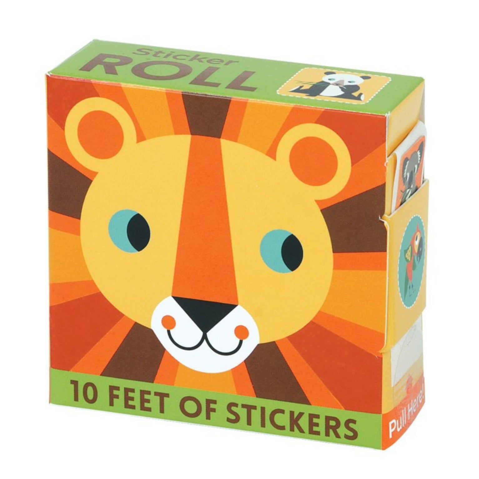 Animals of the World 10 feet of stickers roll