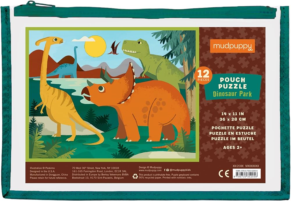 Dinosaur Park Pouch Puzzle