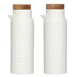 Matte White Oil & Vinegar Set