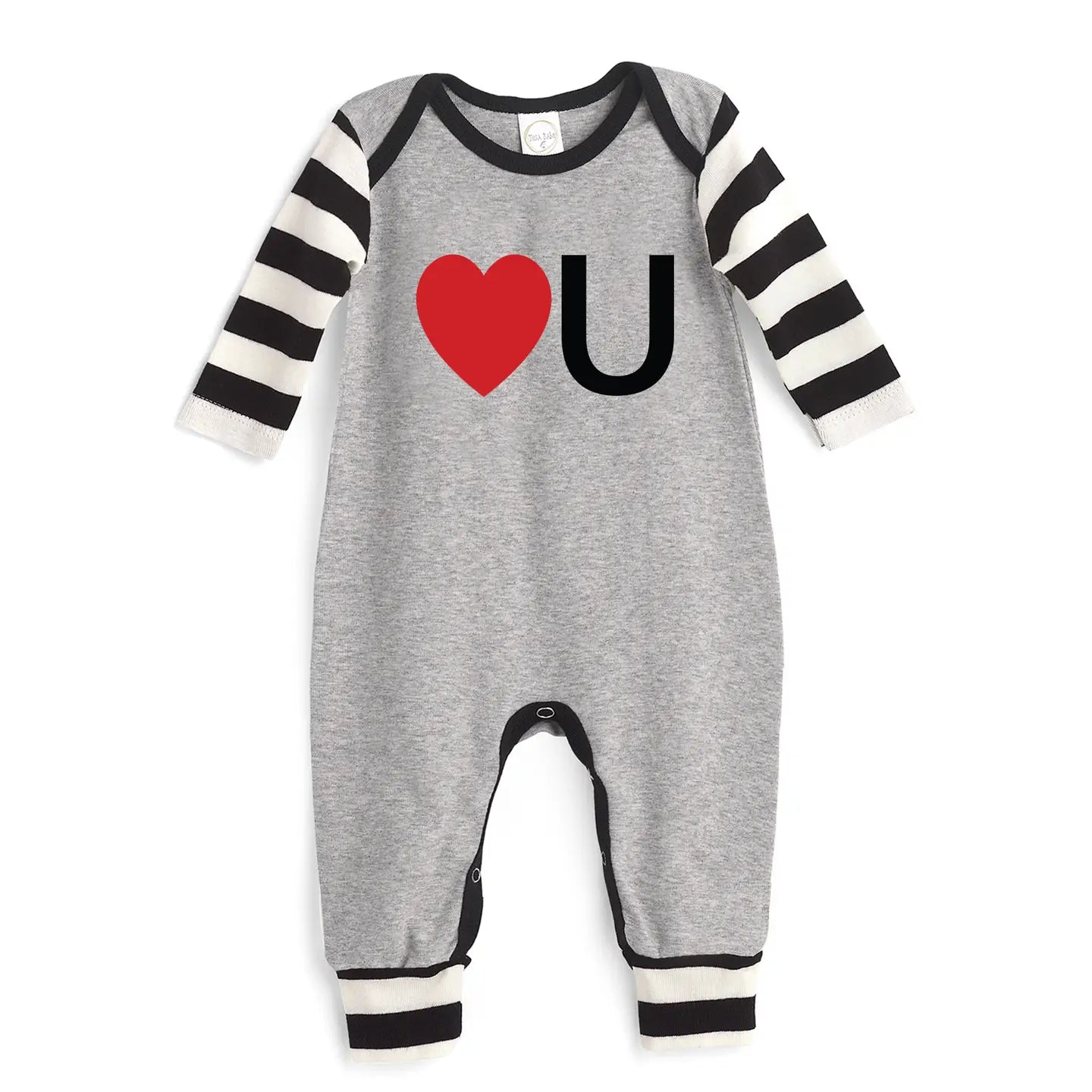 "Love You" Cotton baby Romper