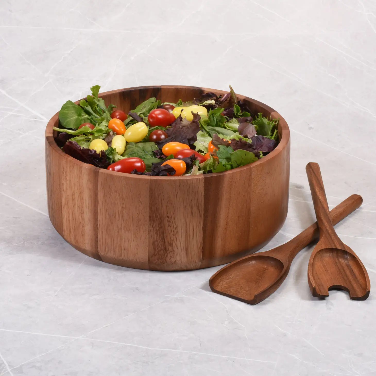 Extra Large Salad Bowl with Servers