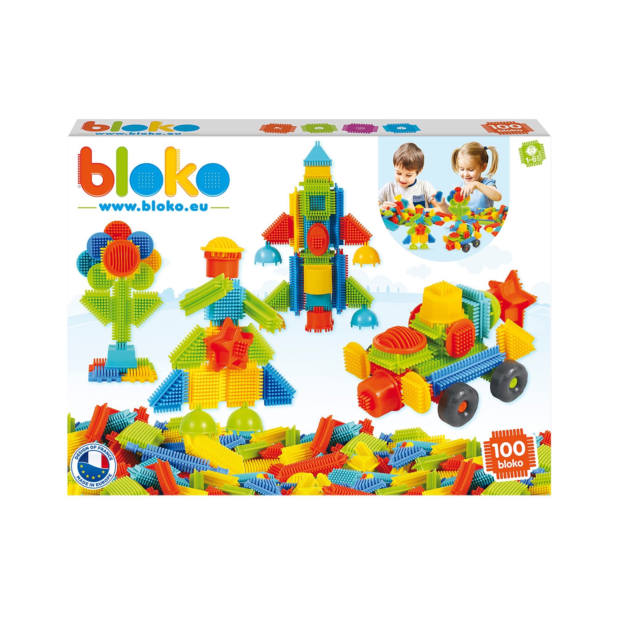 Box of 100 Bloko Pieces