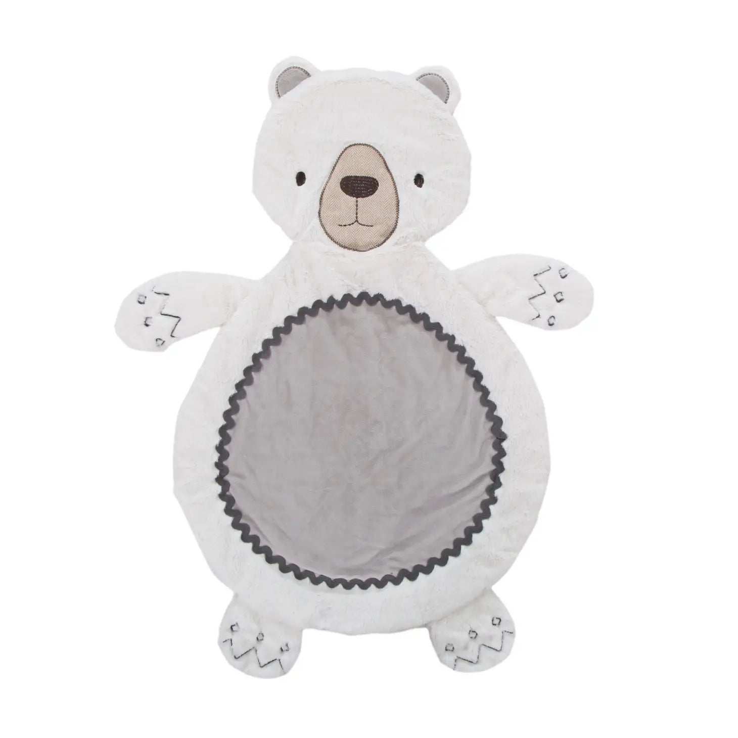 Personalized White Bear Playmat
