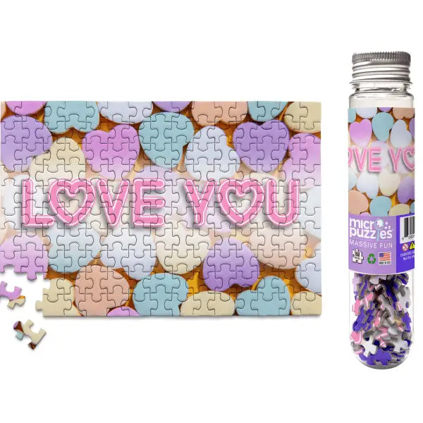 Love you candies Mini Jigsaw Puzzle