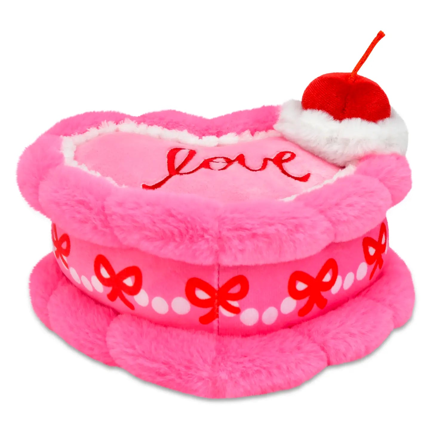 Pink heart Frosted Cake Plush