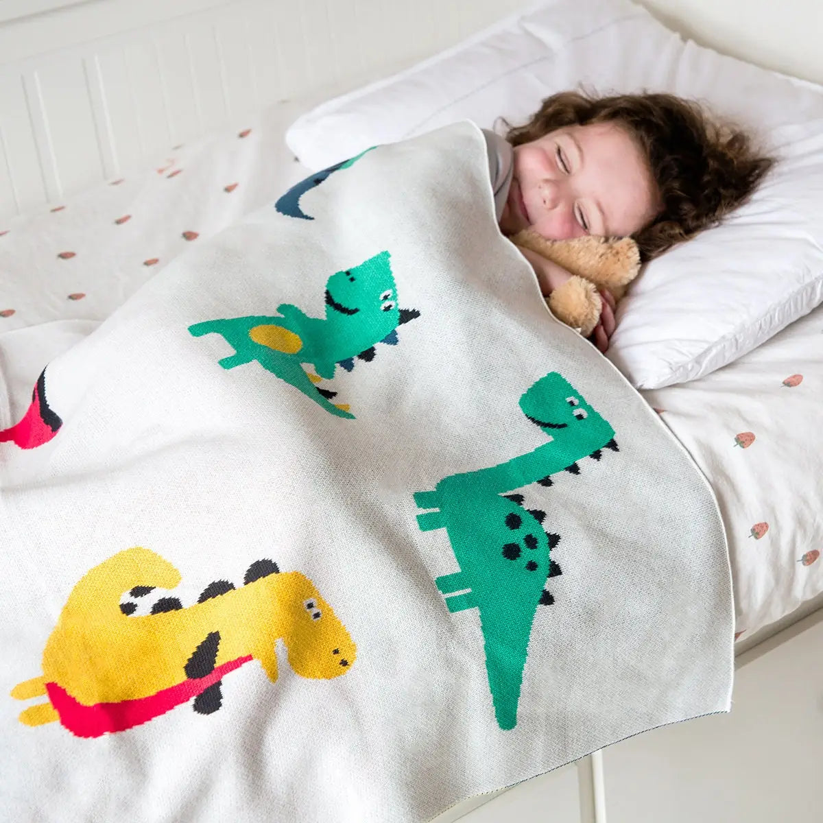 Personalized Dinosaurs Baby Blanket