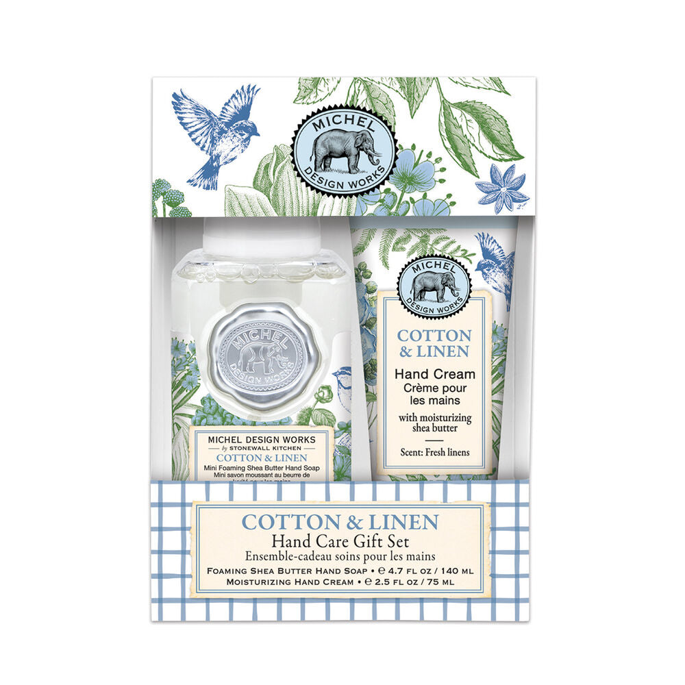 Michel Design  Cotton & Linen Hand Care Gift Set