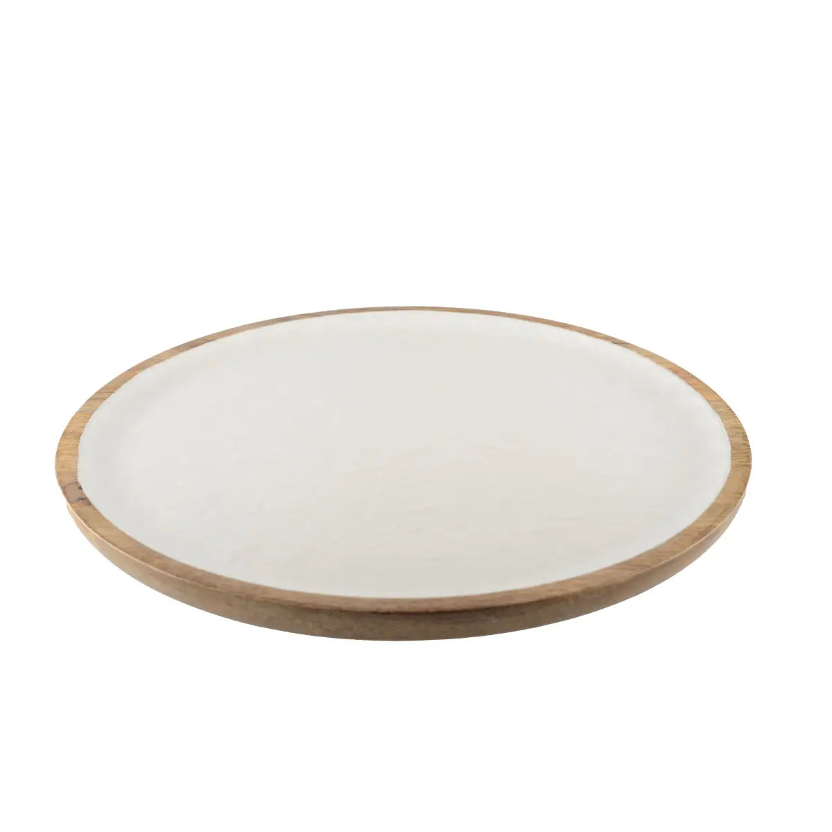 White Mother-Of-Pearl Mango Wood Tray