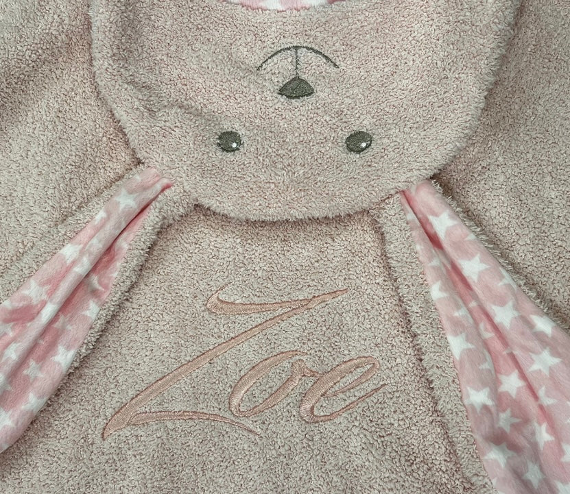 Personalized Hooded Towel - Bunny